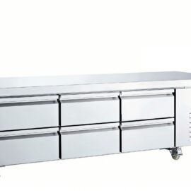 Kaupallinen matala pakastintiski 6 laatikkoa | Adexa DUGN3160BT