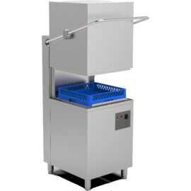 Läpisyöttöastianpesukone 500 mm kori 30 koria/tunti Tyhjennyspumppu Pesuaineannostelija Huuhteluainepumppu 400V/3 vaihe | Adexa WZ100DRDP